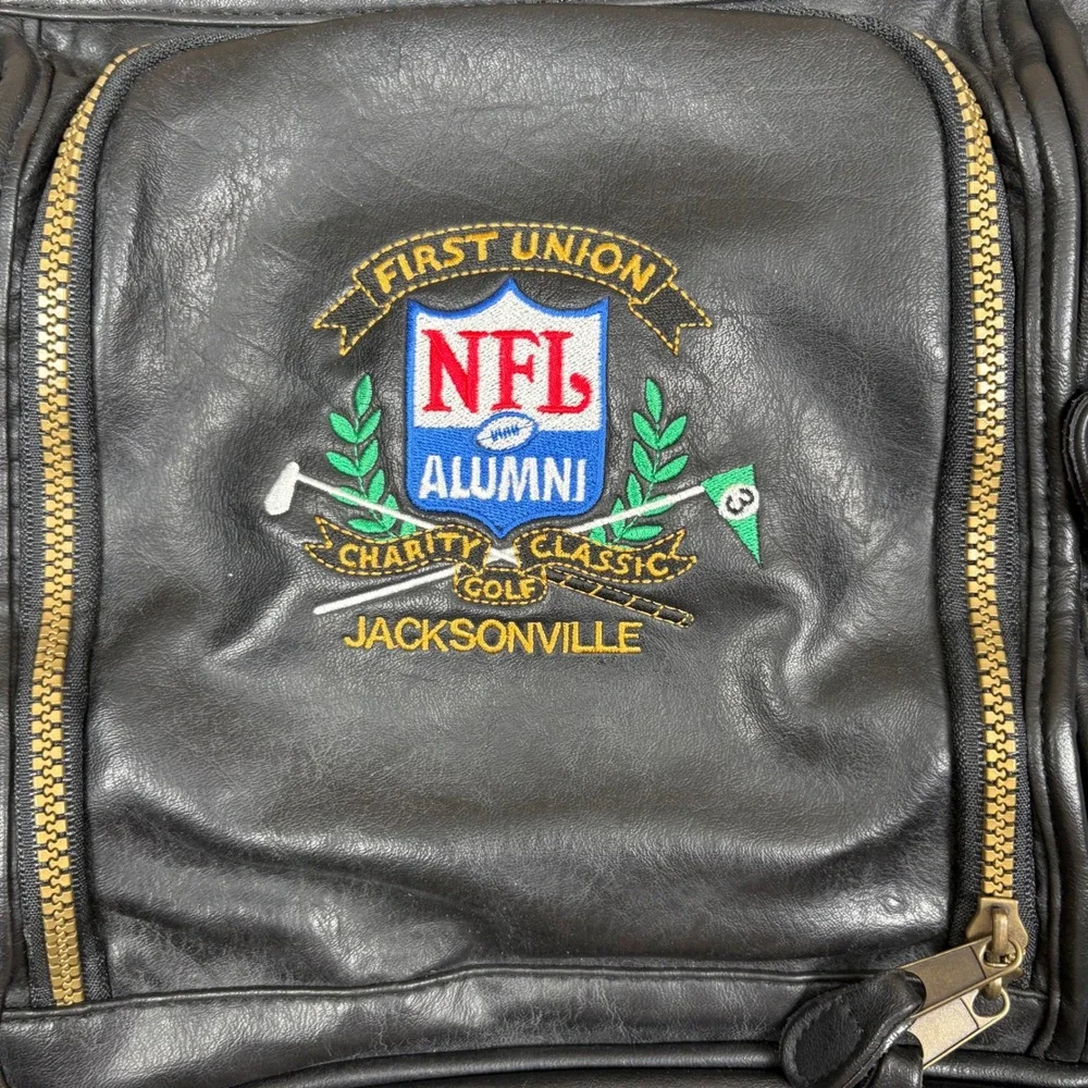 NFL Alumni First Union Charity Classic Jacksonville Leather Briefcase Laptop Bag